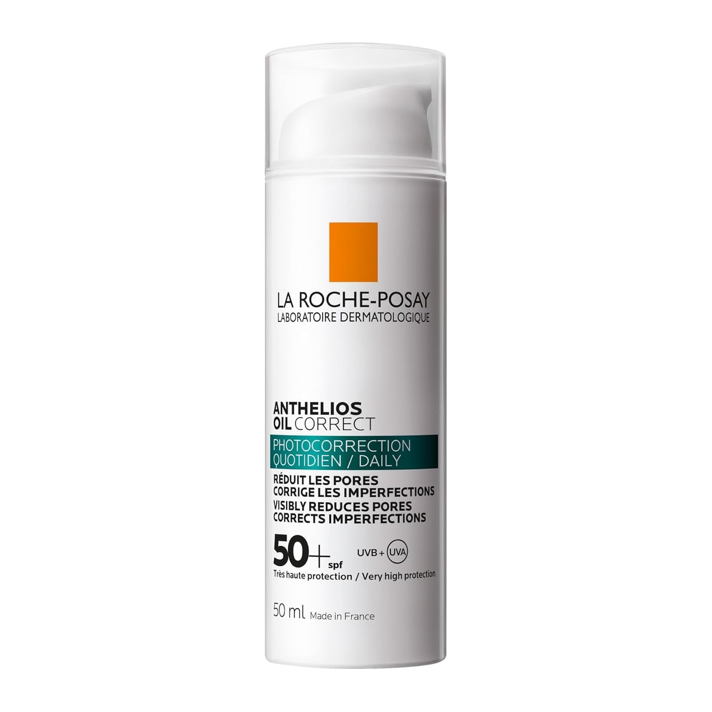 LA ROCHE-POSAY ANTHELIOS Oil Correct Photocorrection Gel-Crème Quotidien, 50+ SPF 50 ml