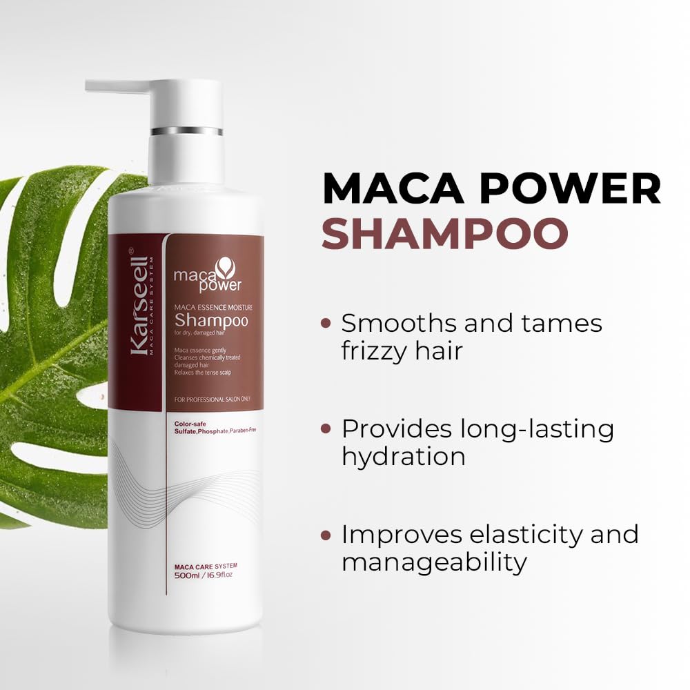 Karseell Argan Oil Shampoo Extract Moisturizing Deep Repair Smooth Shampoo for Dry and Damaged Hair 800 ml