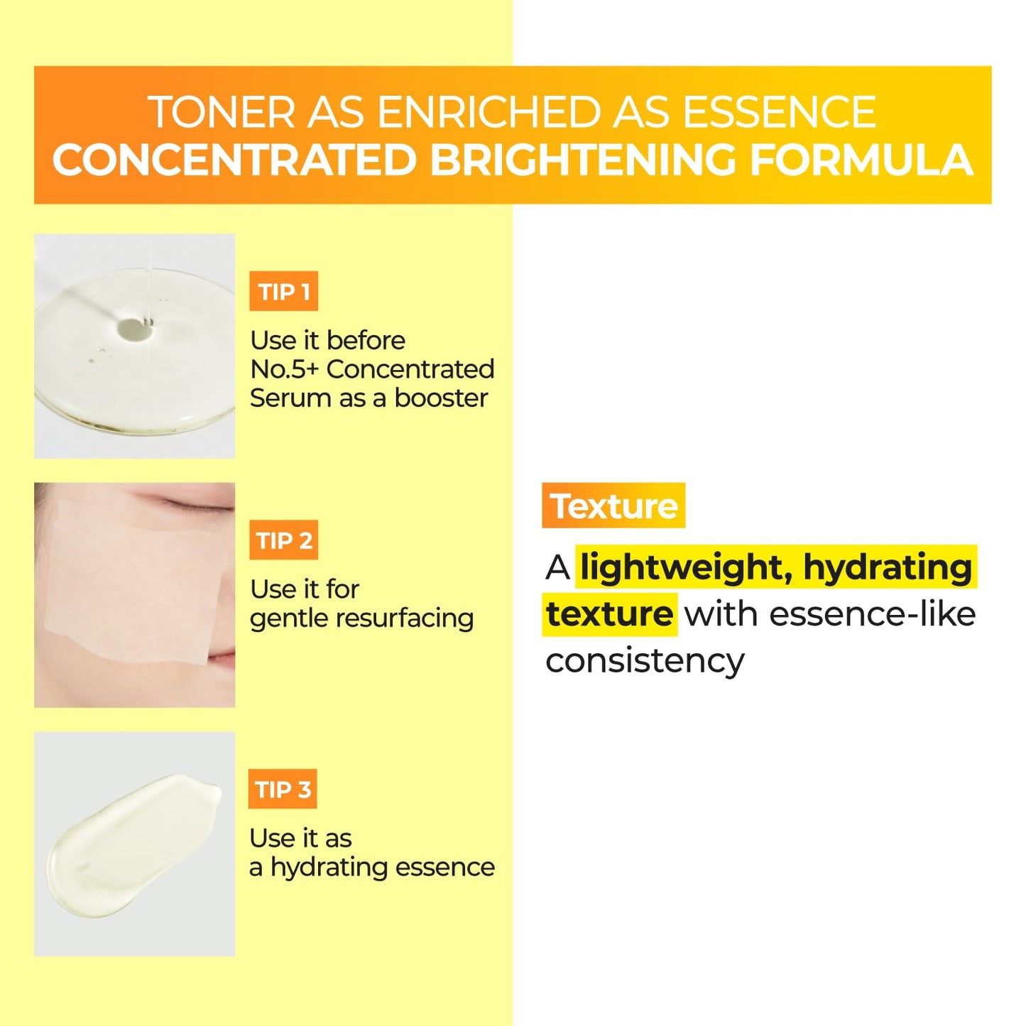 Numbuzin No.5 Vitamin Boosting Essential Toner – Brightens, Evens Skin Tone & Boosts Radiance (6.76 fl. oz.)