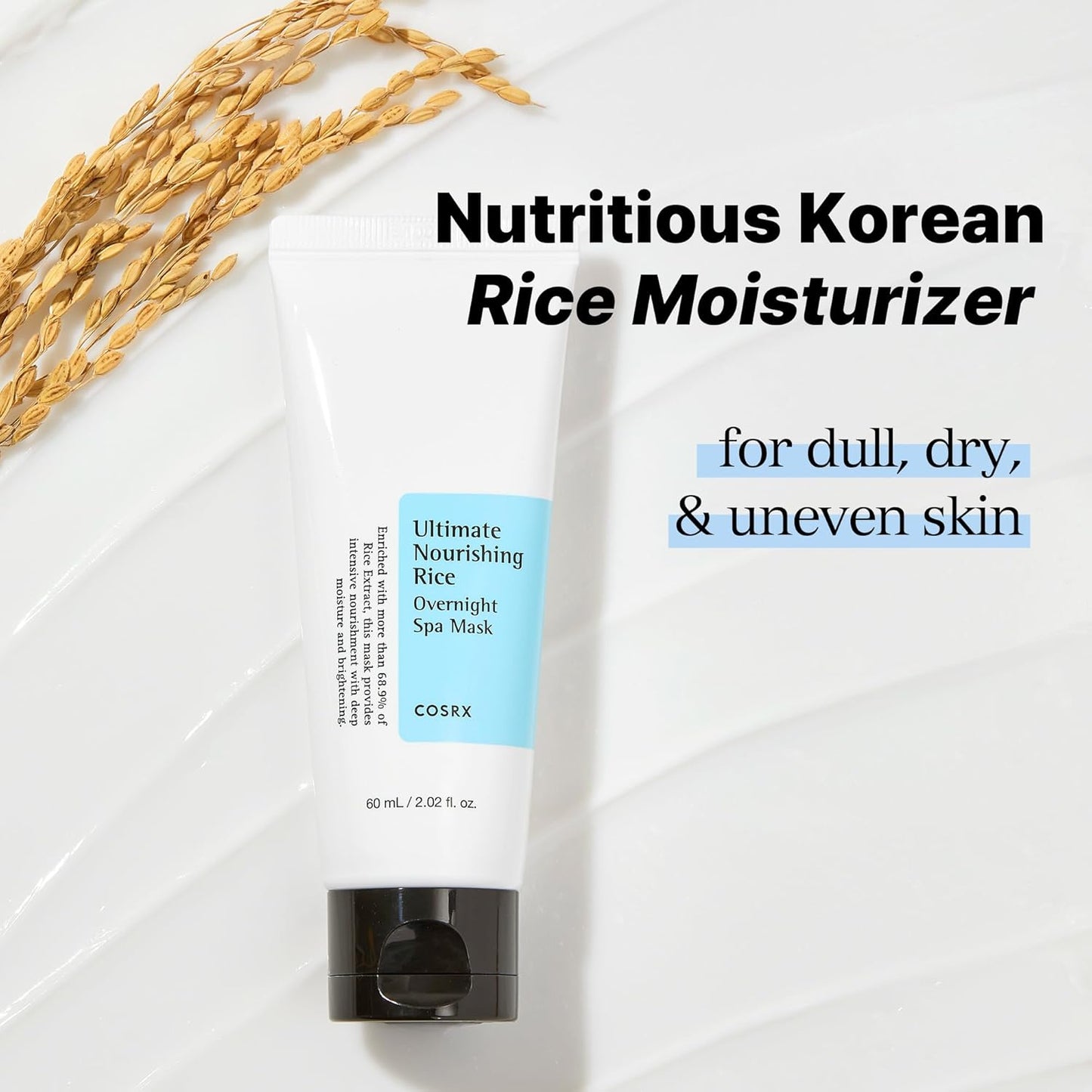 COSRX Ultimate Nourishing Rice Overnight Spa Mask 60 ml