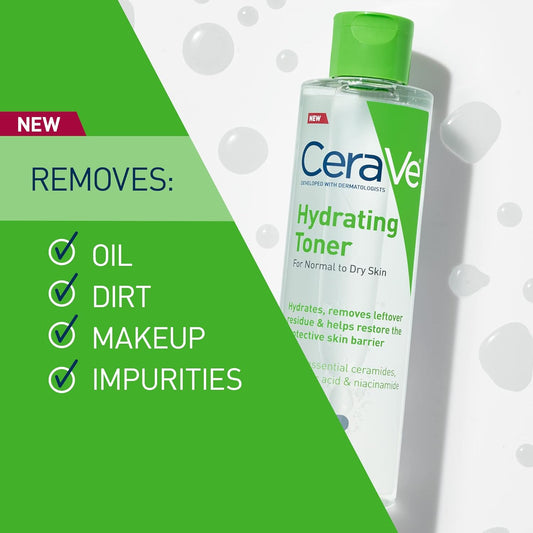 CeraVe Hydrating Facial Toner – 118 ml | With Ceramides & Niacinamide