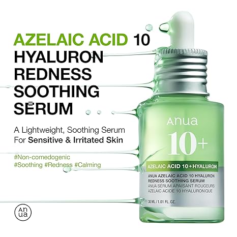 Anua Azelaic Acid 10 Hyaluron Redness Soothing ,
