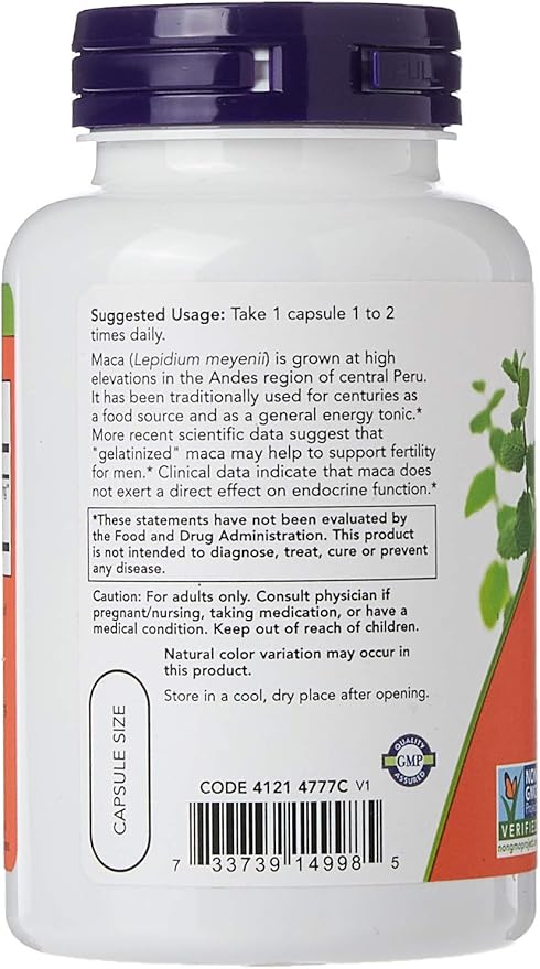 now  Raw Maca750mg  Reproductive Health  90 Veg Capsules