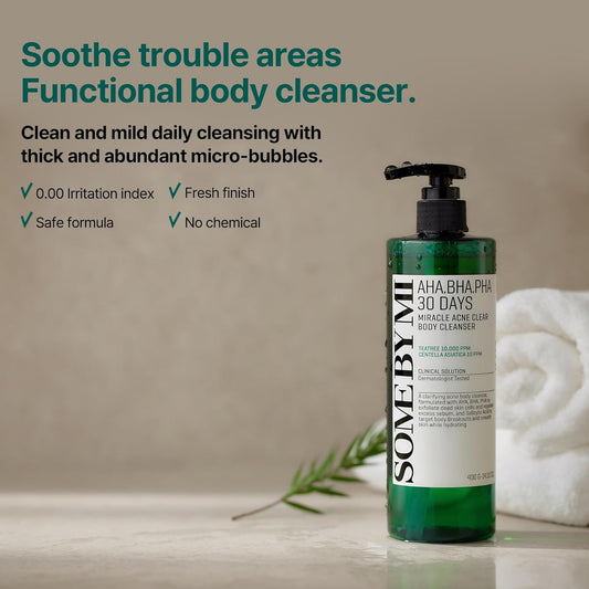 SOME BY MI AHA-BHA-PHA 30 DAYS Miracle Acne Clear Body Cleanser 400g