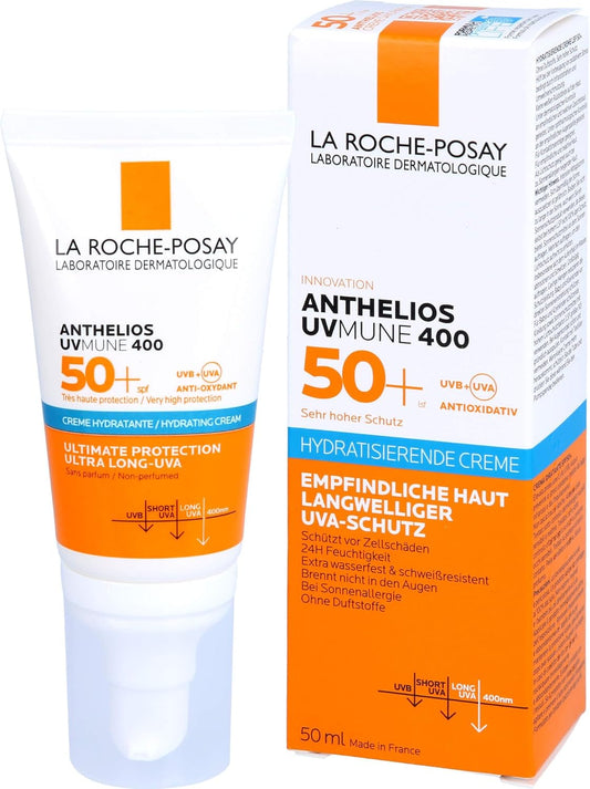 LA ROCHE-POSAY ANTHELIOS UVMUNE 400 50+spf Hydrating  Sunscreen Cream 50ml