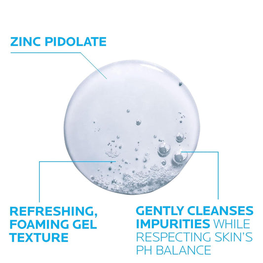LA ROCHE-POSAY EFFACLAR Schaumendes Reinigungsgel Fur Fettige, Empfindliche Haut