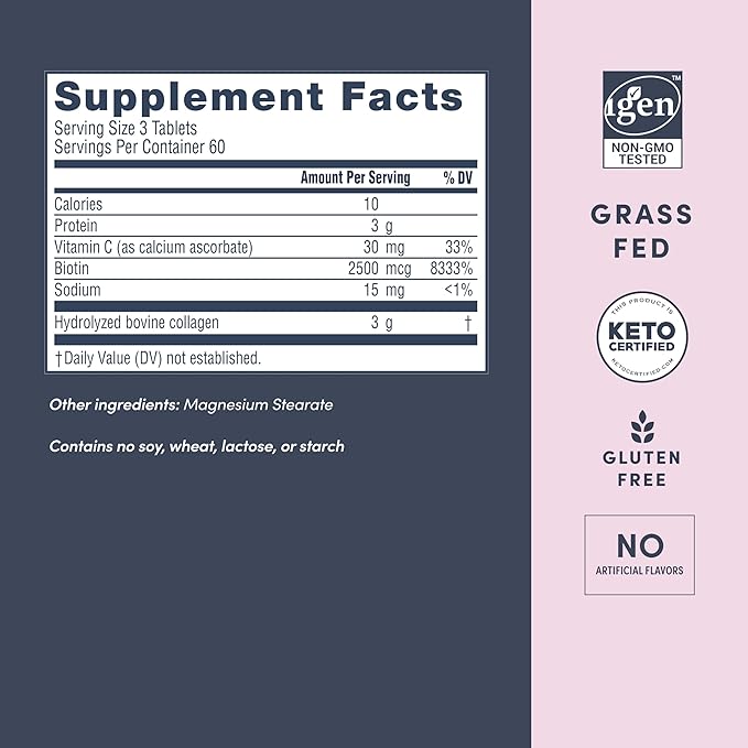 NEOCELL Super Collagen  +Vitamin C & Biotin (For Healthy Skin, Hair, Nails & Joint Support)  180 Tablets
