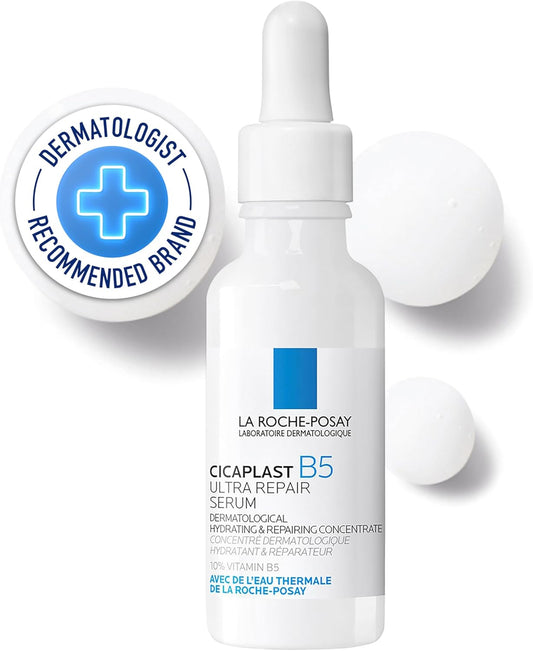La Roche-Posay Cicaplast B5 Ultra Repair Serum 30ml – Hydrating & Skin Barrier Repair for Sensitive Skin