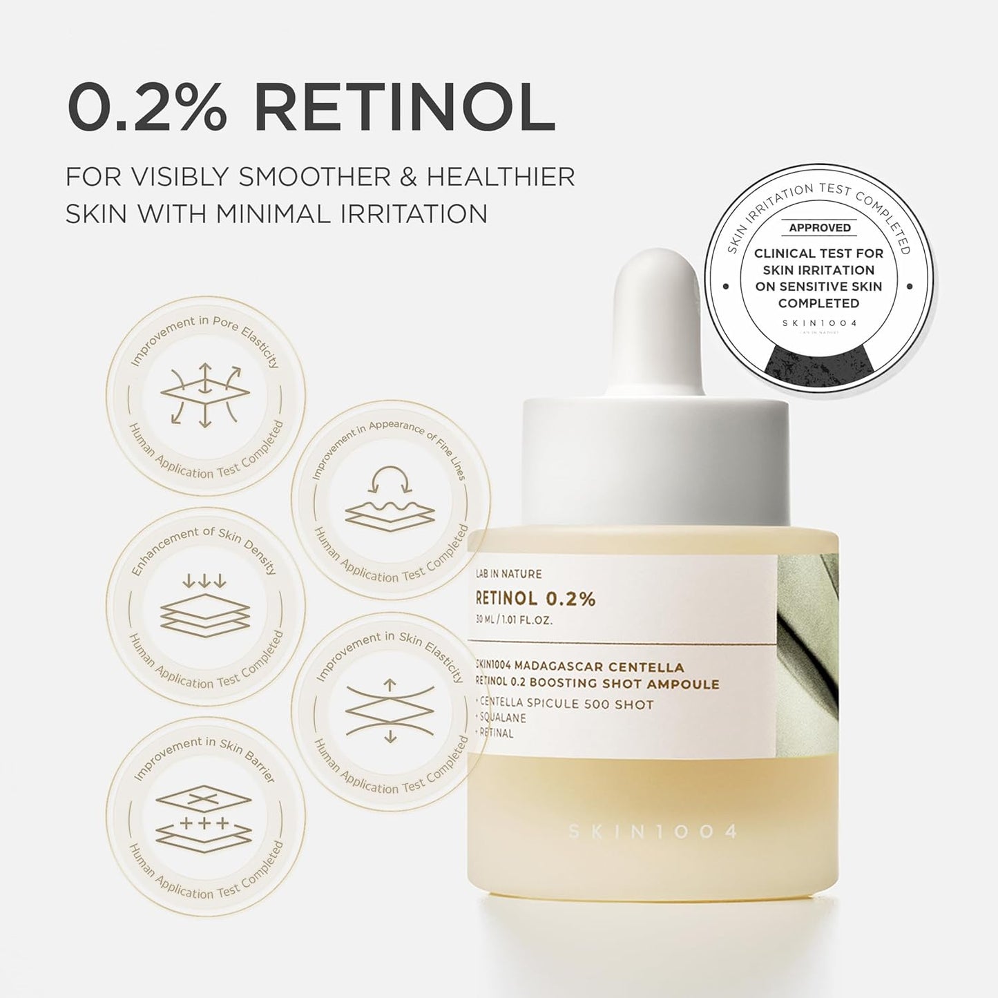 SKIN1004 Madagascar Centella Retinol 0.2 Boosting Shot Ampoule 30 ml