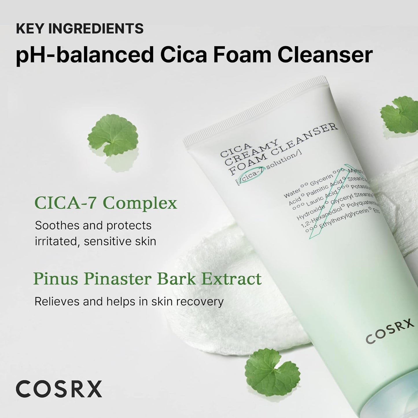 COSRX Cica Creamy Foam Cleanser 150 m