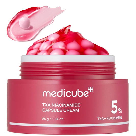 Medicube TXA+Niacinamide Capsule Cream – Dual Radiance Moisturizer for Uneven Skin Tone, Texture & Hydration (1.94 oz)