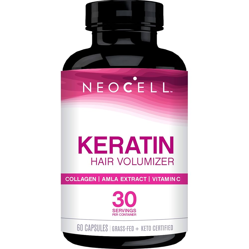 Neocell Keratin Hair Volumizer With Collagen, 60 Count, 1 Bottle