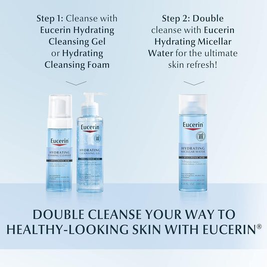 Eucerin Hydrating Foaming Daily Facial Cleanser with Hyaluronic Acid
