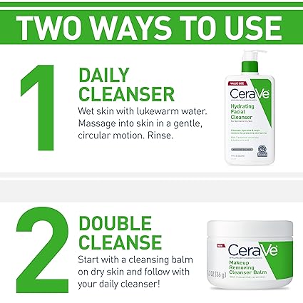 CeraVe Hydrating Facial Cleanser | For Dry and Sensitive Skin