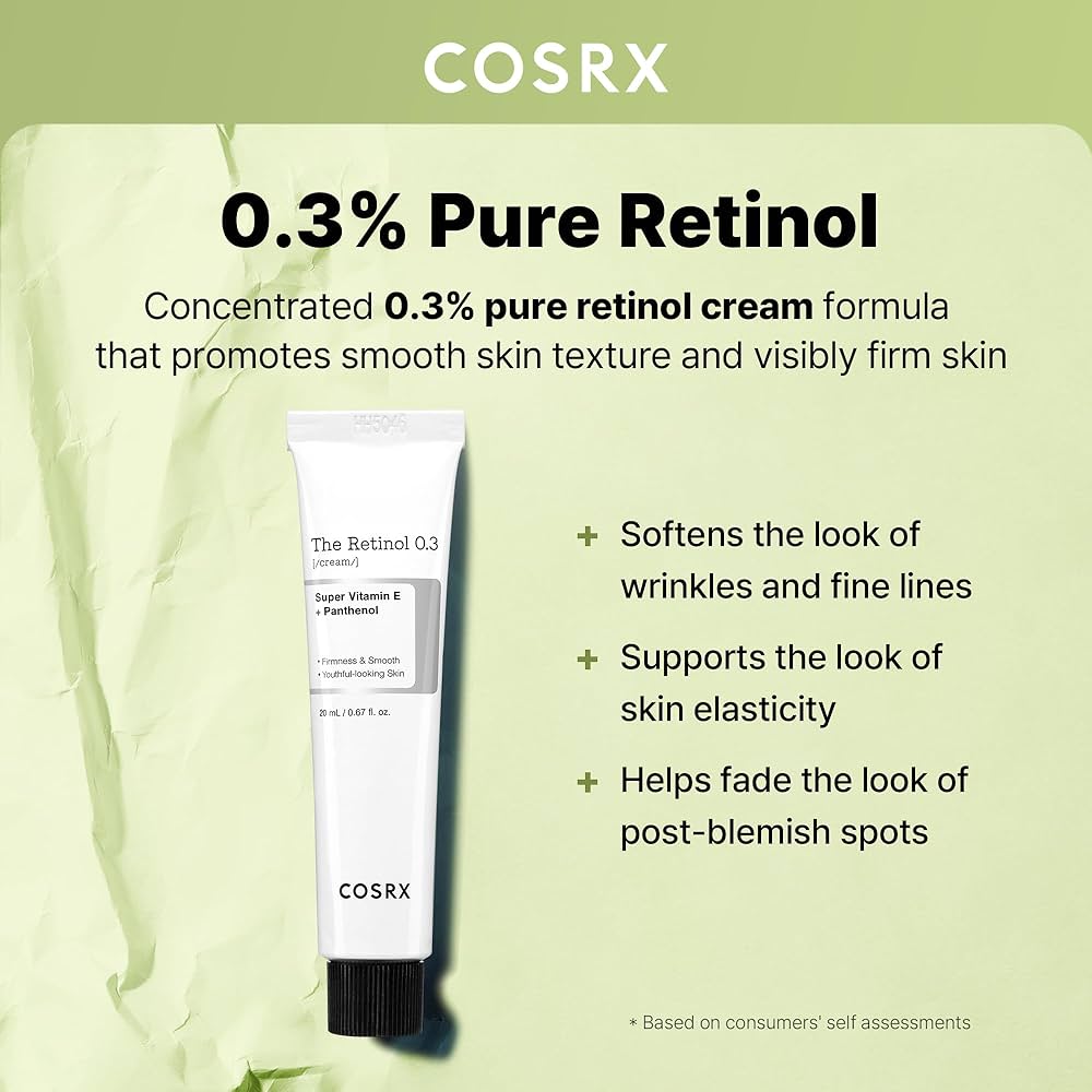 COSRX The Retinol 0.3, Cream Super Vitamin E + Panthenol 20 ml