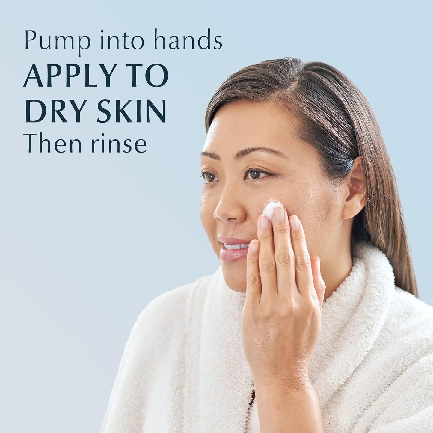 Eucerin Hydrating Foaming Daily Facial Cleanser with Hyaluronic Acid