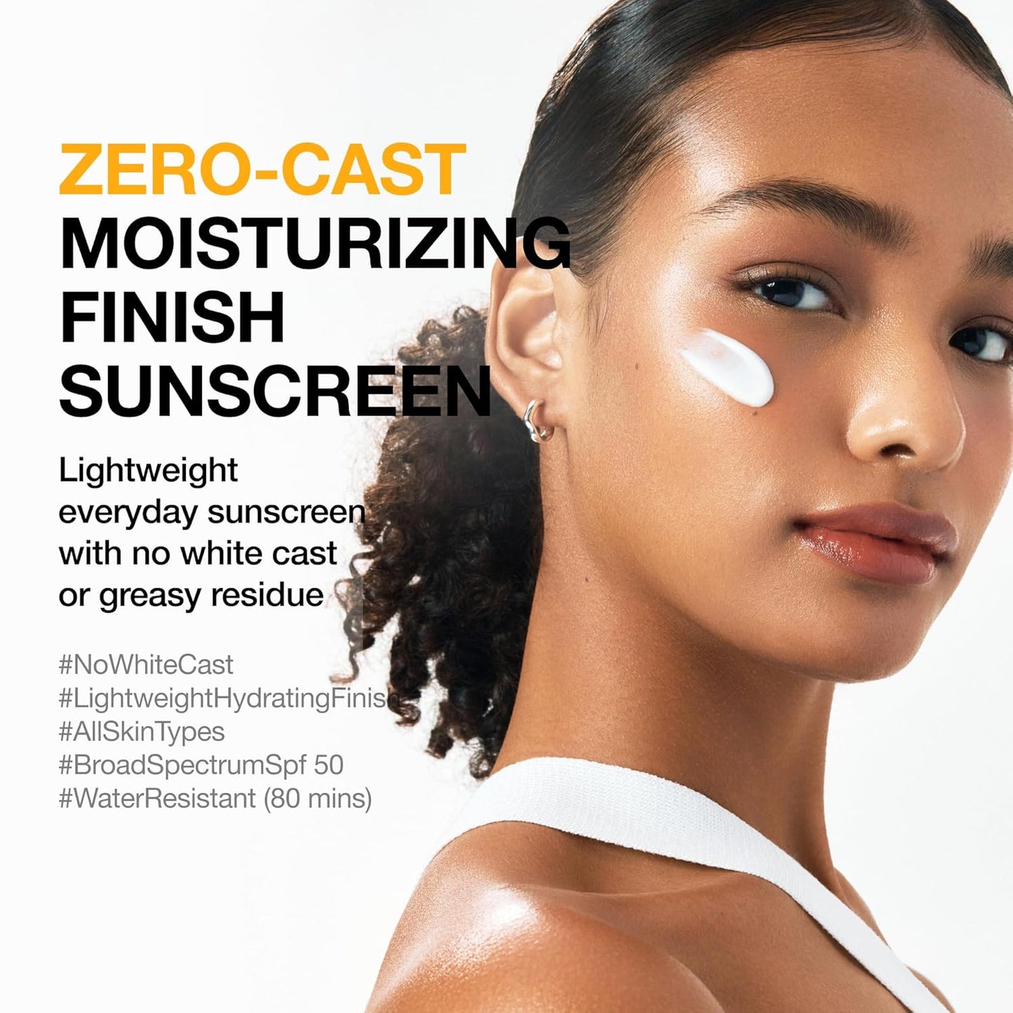 Anua Zero-Cast Moisturizing Finish Sunscreen,SPF 50,