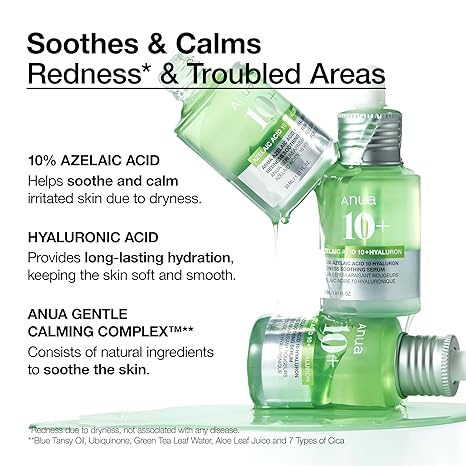 Anua Azelaic Acid 10 Hyaluron Redness Soothing ,