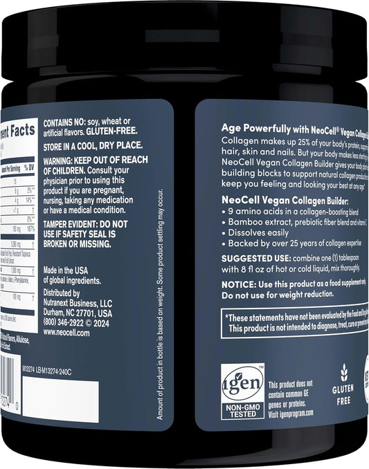 NEOCELL  Vegan  Beauty Builder  Collagen Alternative  (for healthy hair, skin & nails)  240 g
