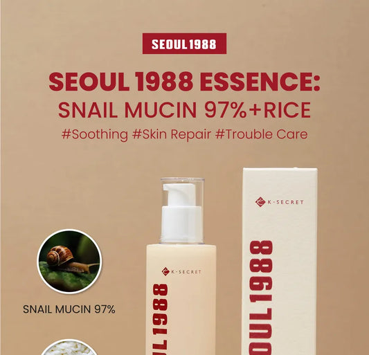 K-SECRET SEOUL 1988 Cream : Snail Mucin 93% + Rice