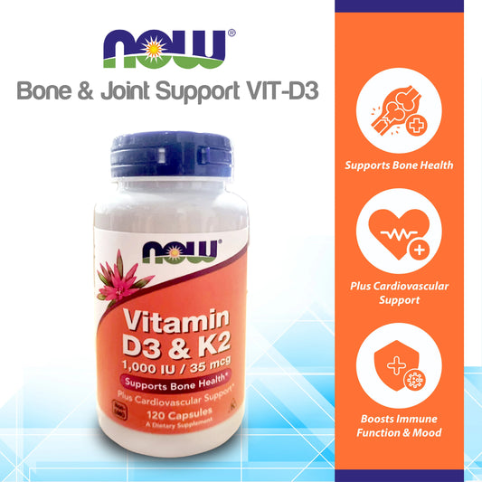 NOW Supplements, Vitamin D-3 & K-2,