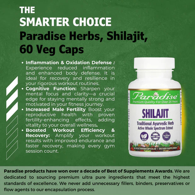 SHILAJIT  EXTRACT  dietary  supplement  60 caps