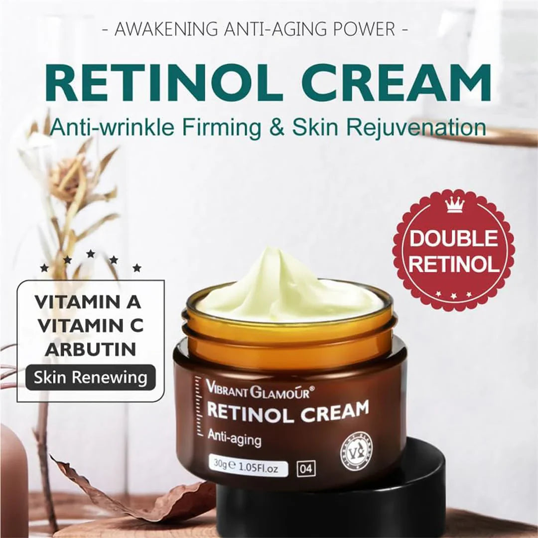 Vibrant Glamour Natural Retinol Brightening Anti-Aging Cream - 30g