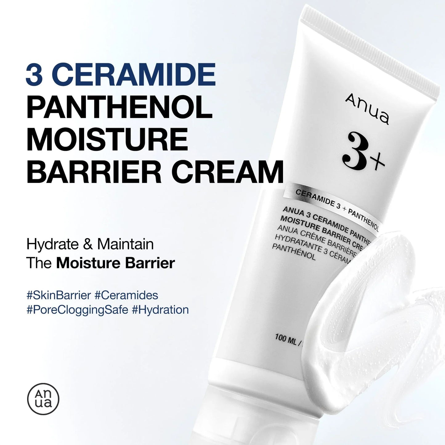 Anua Ceramide 3+ Panthenol Moisture Barrier Cream – 100ml