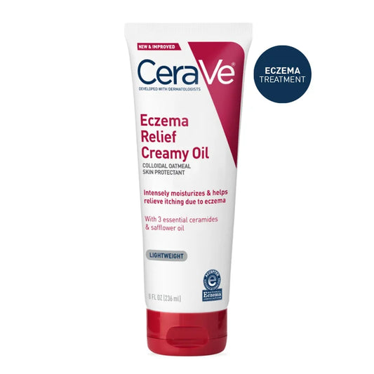 CeraVe Eczema Relief Creamy Oil Instantly moisturizes & helps relieve itching due to eczema. 236 ml