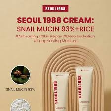 K-SECRET SEOUL 1988 Cream : Snail Mucin 93% + Rice