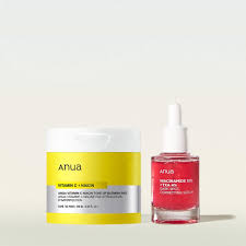 Anua Vitamin C niaCin Tone Up Blemish Pad 60 Sheets+txa 4 Dark Spot CorreCting Serum 30ml Set Of 2