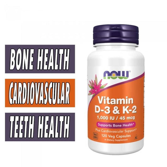 NOW Supplements, Vitamin D-3 & K-2,