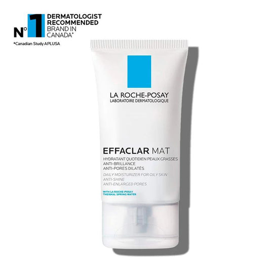 La Roche-Posay Effaclar Mat Daily Moisturizer for Oily Skin – Anti-Shine & Pore Minimizer