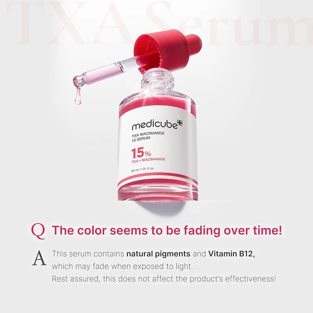 Medicube TXA + Niacinamide 15% Glow Serum — Brightening, Hydration & Spot Care