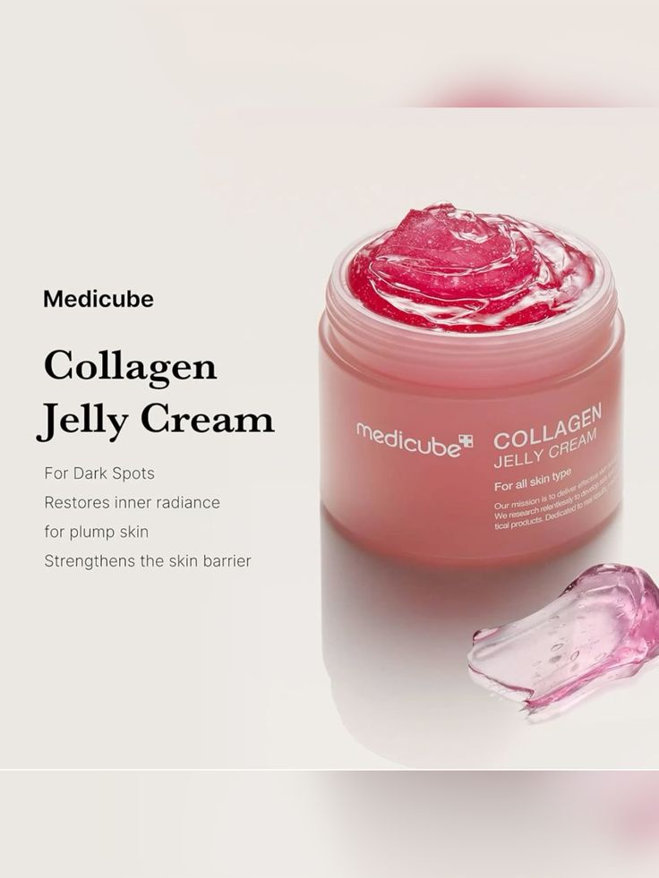 Medicube Collagen Jelly Cream – Glass Glow Hydrating Gel with Niacinamide & Hydrolyzed Collagen