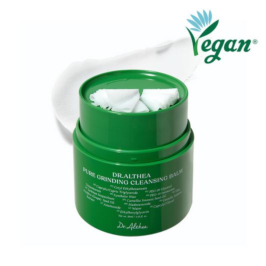 Dr. Althea Pure Grinding Cleansing Balm – 50ml | Gentle, Vegan Makeup Remover for Sensitive Skin