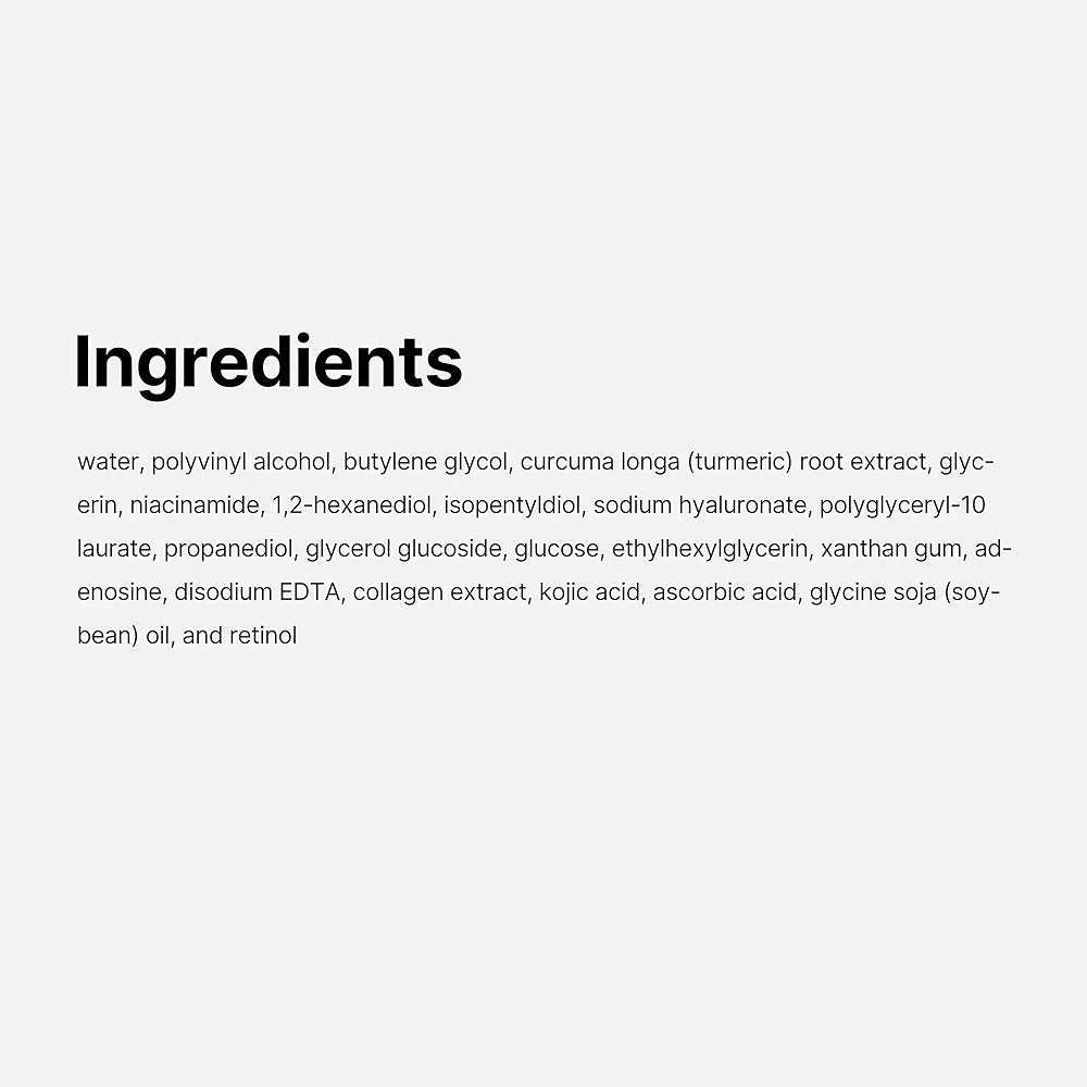 Medicube Kojic acid & Turmeric Collagen Overnight Wrapping Mask – Peel‑Off Brightening & Firming