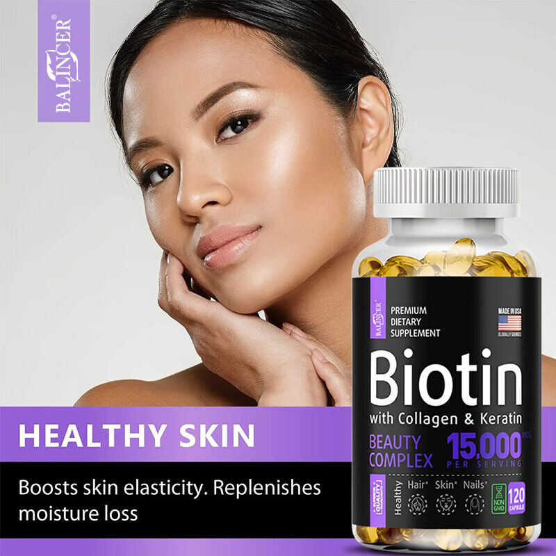Biotin 15000, Hair Skin and Nails in Osu - Vitamins & Supplements