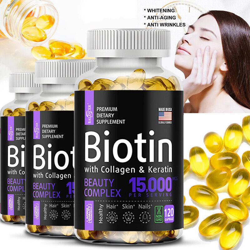 Biotin 15000, Hair Skin and Nails in Osu - Vitamins & Supplements