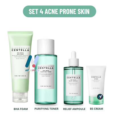 SKIN1004 Madagascar Centella Tea-Trica SET Acne Prone Skin Barrier Calm Moisture