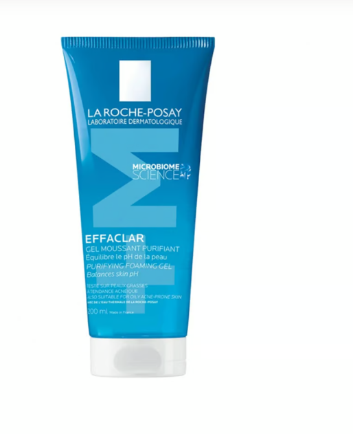 LA ROCHE-POSAY EFFACLAR M Purifying Foaming Gel Balances Skin pH (also suitable for Acne-Prone Skin) 200ml