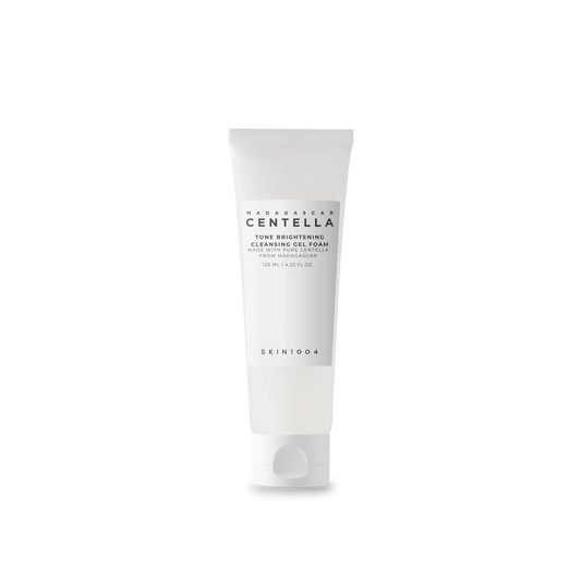 SKIN1004 Madagascar Centella Tone Brightening Cleansing Gel Foam – 4.05 fl.oz (120ml) | Gentle Daily Cleanser for Dull & Sensitive Skin