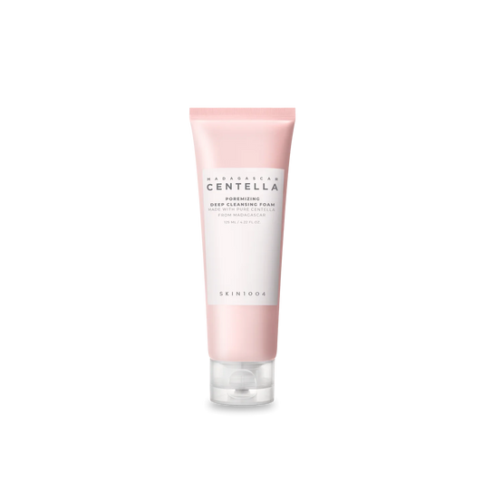 SKIN1004 Madagascar Centella Poremizing Deep Cleansing Foam – 4.05 fl.oz (120ml) | Pore-Clearing Facial Cleanser for Oily & Sensitive Skin