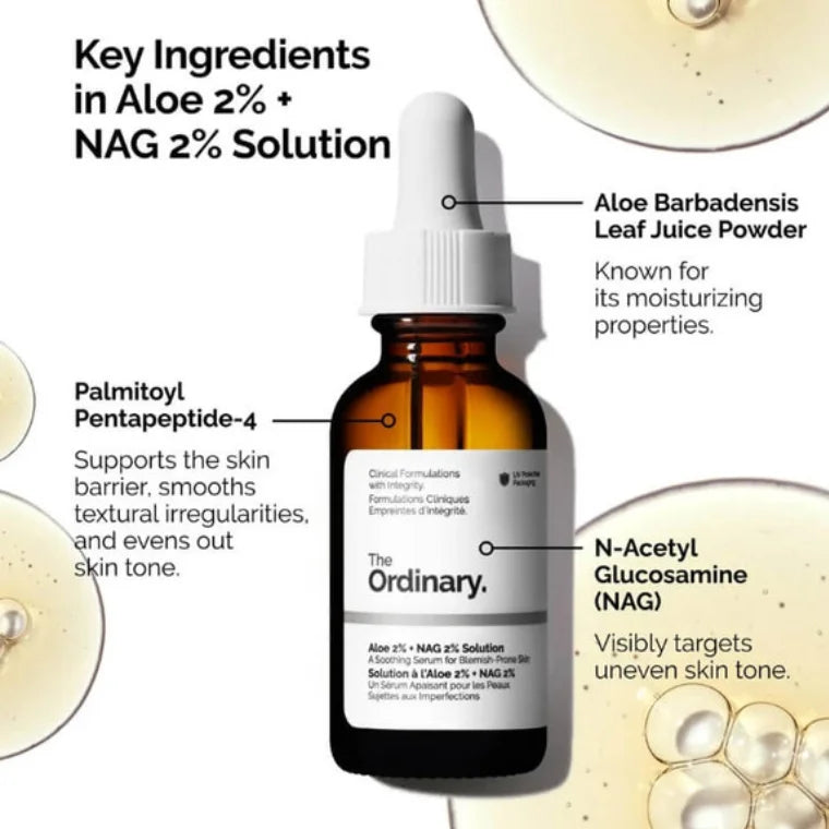 The Ordinary  Aloe 2% + NAG 2% Solution 30ml